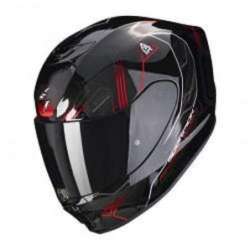 Casque SCORPION EXO-391 SPADA Noir-Rouge Fluo