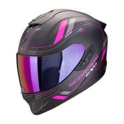 Helm SCORPION EXO-1400 EVO II CARBON AIR MIRAGE Mattschwarz-Rosa