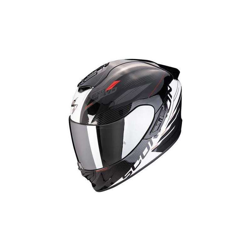 Casque SCORPION EXO-1400 EVO II LUMA Air Noir-Blanc Casque SCORPION EXO-1400 EVO II LUMA Air Noir-Blanc