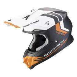 Casque SCORPION VX-16 EVO AIR FUSION Noir Mat-Orange