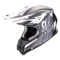 Helm SCORPION VX-16 EVO AIR SLANTER Mattschwarz-Silber