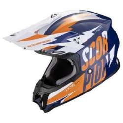 Casque SCORPION VX-16 AIR EVO SLANTER Bleu-Orange