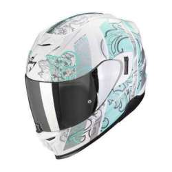 Casque SCORPION EXO-520 EVO AIR FASTA Blanc-Bleu Clair