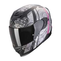 Helm SCORPION EXO-520 EVO AIR FASTA Mattschwarz-Silber-Rosa