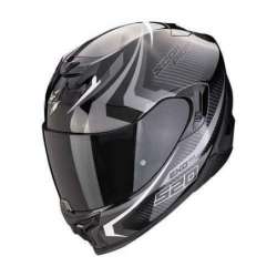 Helm SCORPION EXO-520 EVO AIR TERRA Schwarz-Silber-Weiß