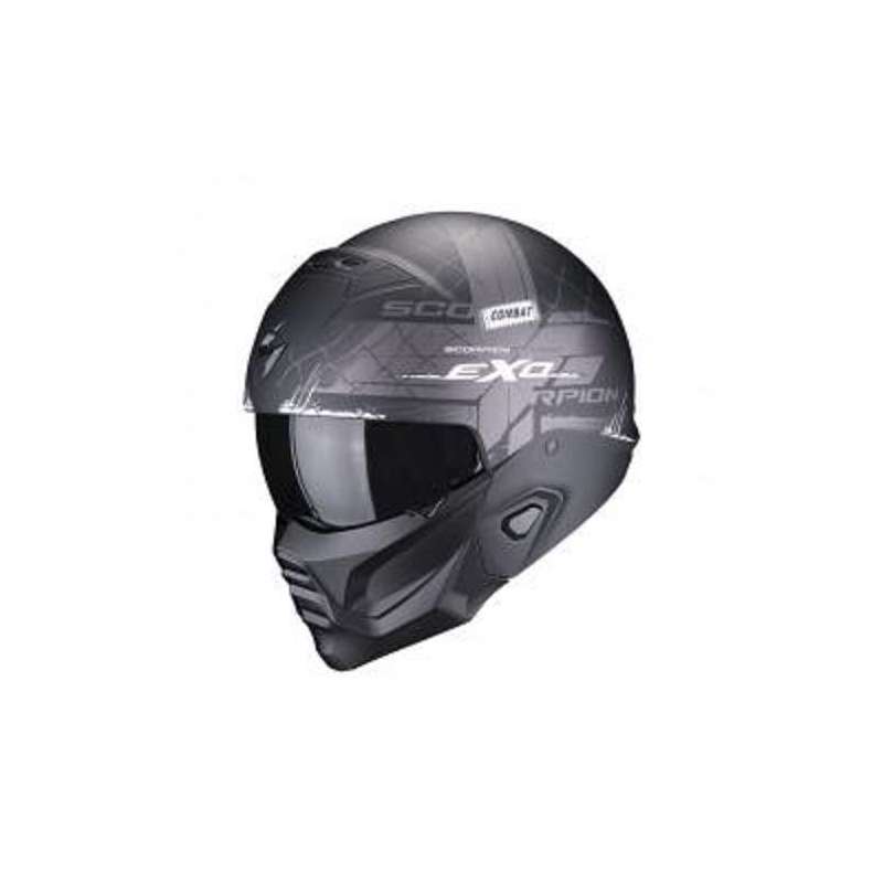Casque SCORPION EXO-COMBAT II XENON Noir Mat-Blanc