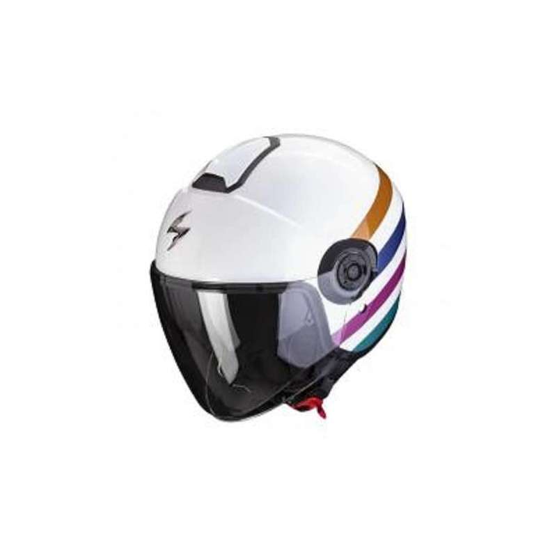Casque SCORPION EXO-CITY II BEE Blanc-Vert-Or