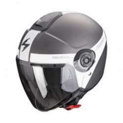 Casque SCORPION EXO-CITY II SHORT Gris Mat-Blanc