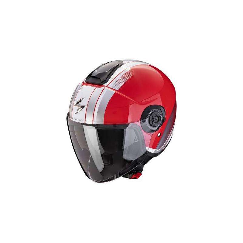 Casque SCORPION EXO-CITY II VEL Rouge-Blanc