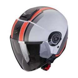 Casque SCORPION EXO-CITY II VEL Gris Mat-Rouge