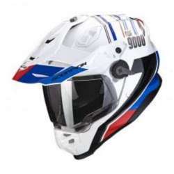 Helm SCORPION ADF-9000 DESERT Weiß-Blau-Rot