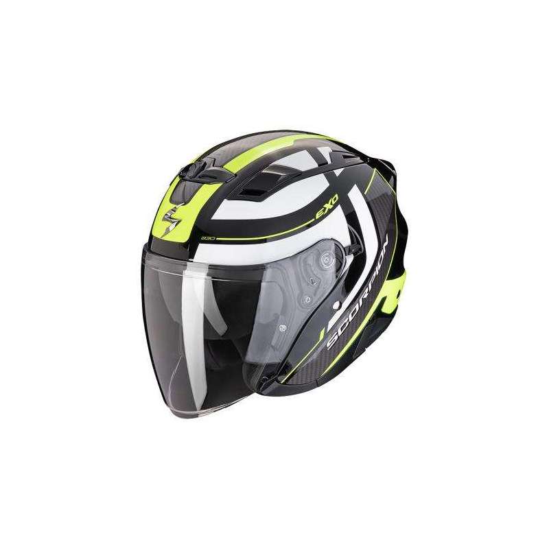 Casque SCORPION EXO-230 PUL Noir-Jaune Fluo