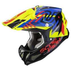 Casque SCORPION VX-22 AIR NEOX Jaune Fluo-Bleu-Rouge