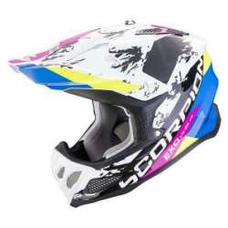 Helm SCORPION VX-22 AIR CX Weiß-Schwarz-Blau