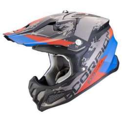 Helm SCORPION VX-22 AIR CX Mattschwarz-Blau-Rot