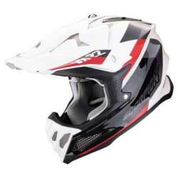 Casque SCORPION VX-22 AIR BETA Noir-Rouge-Blanc