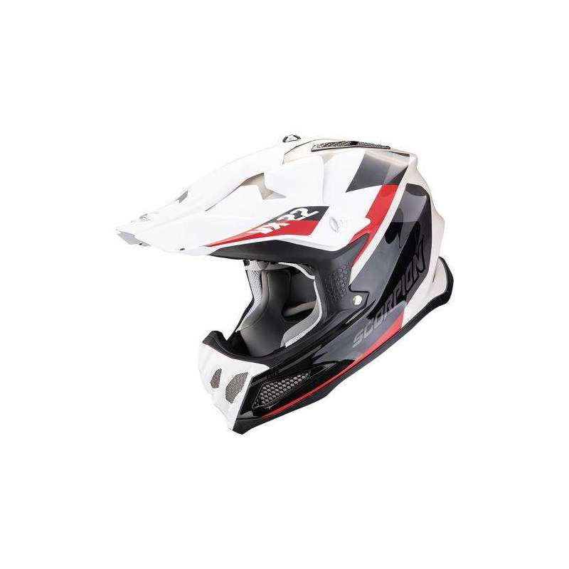 Casque SCORPION VX-22 AIR BETA Noir-Rouge-Blanc