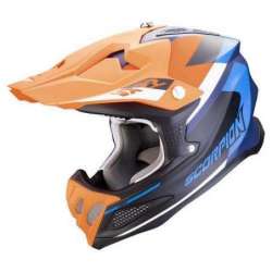 Casque SCORPION VX-22 AIR BETA Bleu Mat-Orange