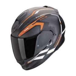 Helm SCORPION EXO-491 KRIPTA Mattschwarz-Orange-Weiß