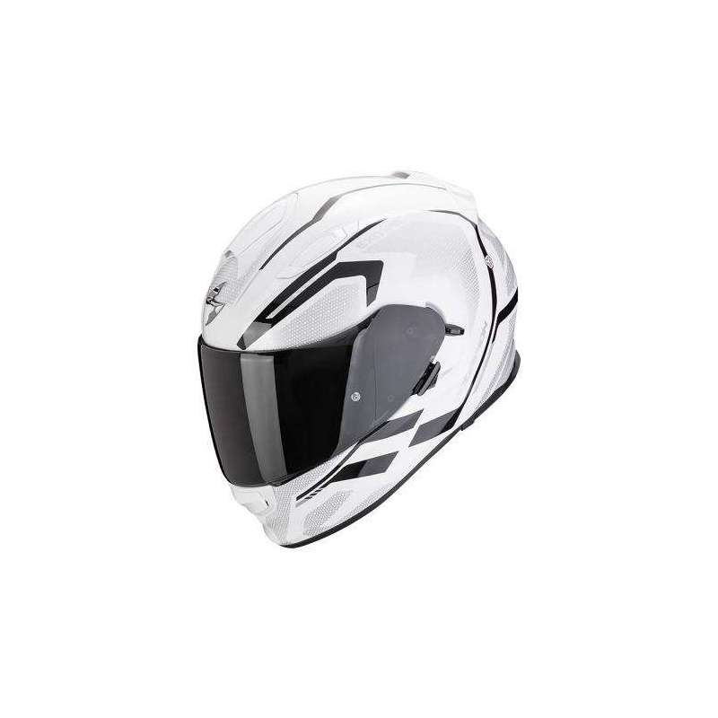 Casque SCORPION EXO-491 KRIPTA Blanc-Noir