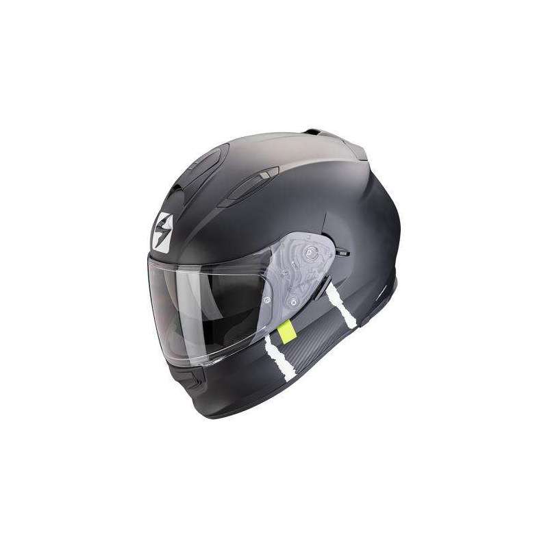 Helm SCORPION EXO-491 CODE Mattschwarz-Silber