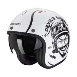 Helm SCORPION BELFAST EVO ROMEO Matt Weiß-Schwarz