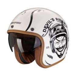 Helm SCORPION BELFAST EVO ROMEO Schwarz-Creme