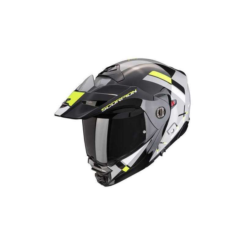 Casque SCORPION ADX-2 GALANE Gris-Noir-Jaune Fluo