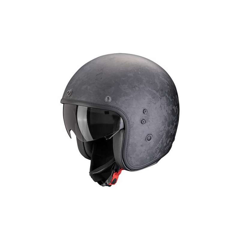 Casque SCORPION BELFAST EVO ONYX CARBON Noir Mat