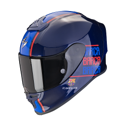 Casque SCORPION EXO-R1 EVO Air FC BARCELONA Bleu