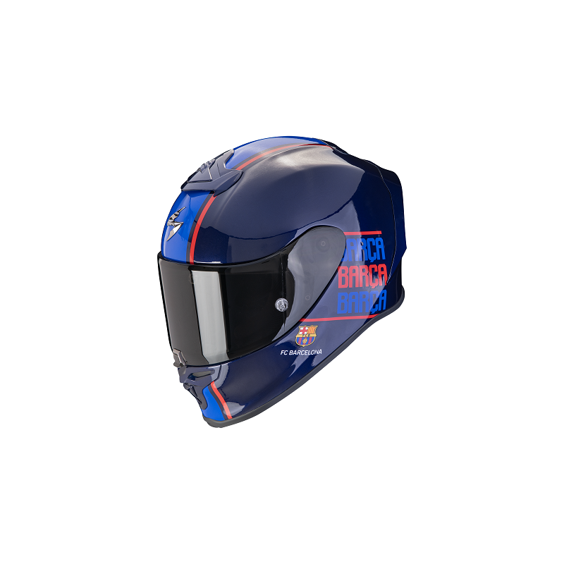 Casque SCORPION EXO-R1 EVO Air FC BARCELONA Bleu