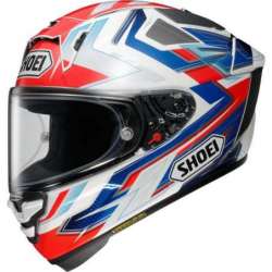 Integralhelm X-Spirit Pro X1 blau-rot-weiss