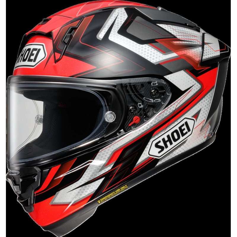 Casque intégral X-Spirit Pro X1 rouge-argent-blanc Casque intégral X-Spirit Pro X1 rouge-argent-blanc
