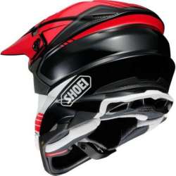 Casque motocross VFX-WR 6 NEWG V4 rouge-blanc-noir