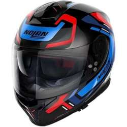 Casque intégral N80-8 Ally N-Com 43 noir-bleu-rouge