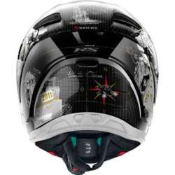 Casque intégral X-804 RS CHECA 24 carbone-blanc-rouge