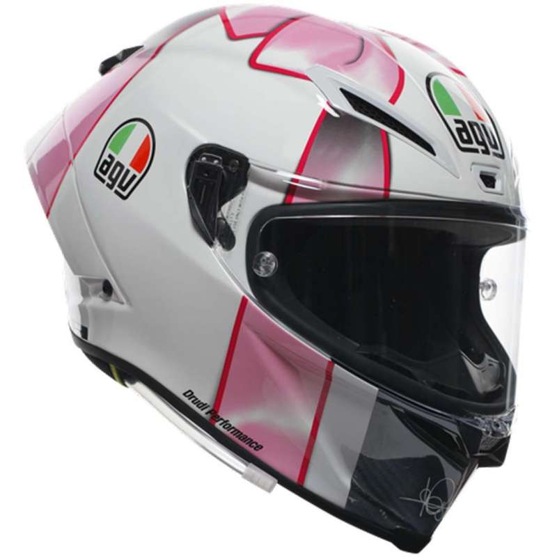 Casque intégrale Pista GP RR Misano 2021 Lim.Ed. rose-blanc