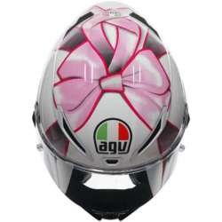 Casque AGV intégrale Pista GP RR Misano 2021 Lim.Ed. rose-blanc