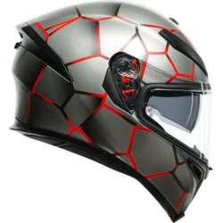 Casque intégral K-5 S Vulcanum gris-rouge