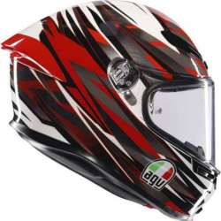 Casque intégral K-6 S Reeval blanc-rouge-gris