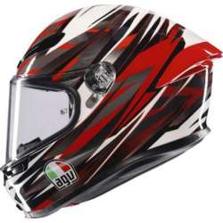 Casque intégral K-6 S Reeval blanc-rouge-gris