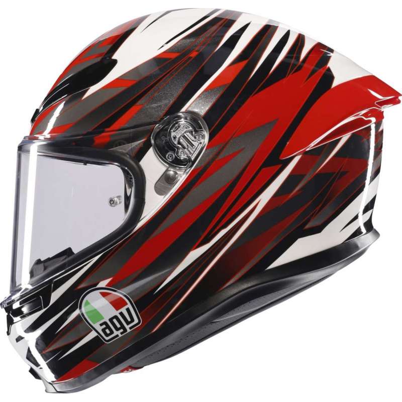 Casque intégral K-6 S Reeval blanc-rouge-gris Casque intégral K-6 S Reeval blanc-rouge-gris