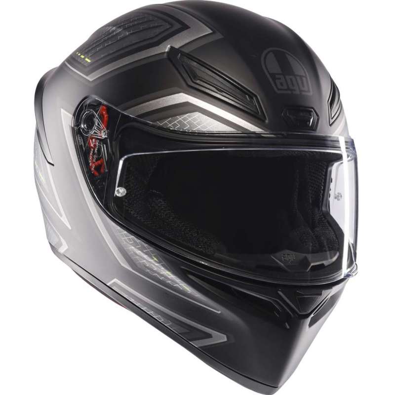 Casque AGV intégral K-1 S Sling noir-mat-rouge Casque AGV intégral K-1 S Sling noir-mat-rouge