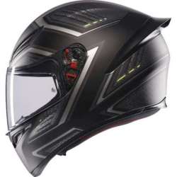 Casque AGV intégral K-1 S Sling noir-mat-rouge