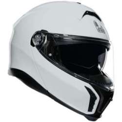 Casque AGV modulable Tourmodular Solid Uni blanc
