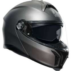Casque AGV modulable Tourmodular Solid Uni gris