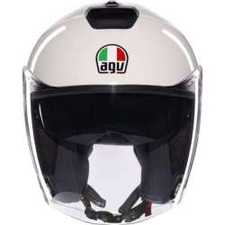 Casque jet Irides Mono Uni blanc