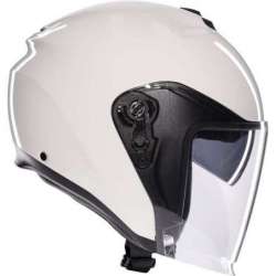 Casque jet Irides Mono Uni blanc