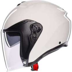 Casque jet Irides Mono Uni blanc