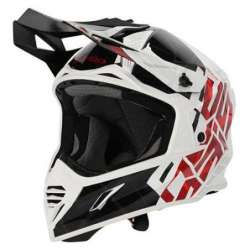 ACERBIS OFFROADHELM X-TRACK Schwarz Weiß Glänzend